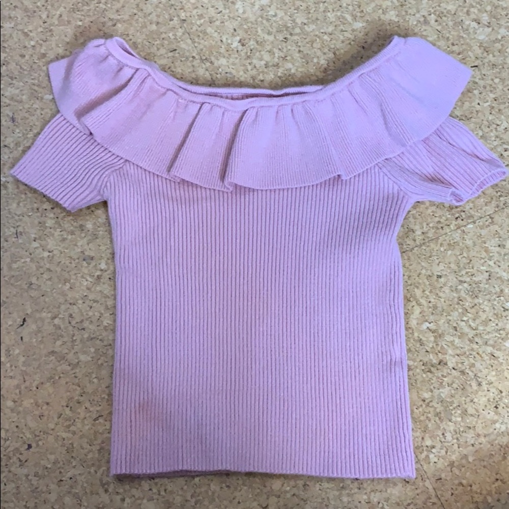 Ruffled dress top